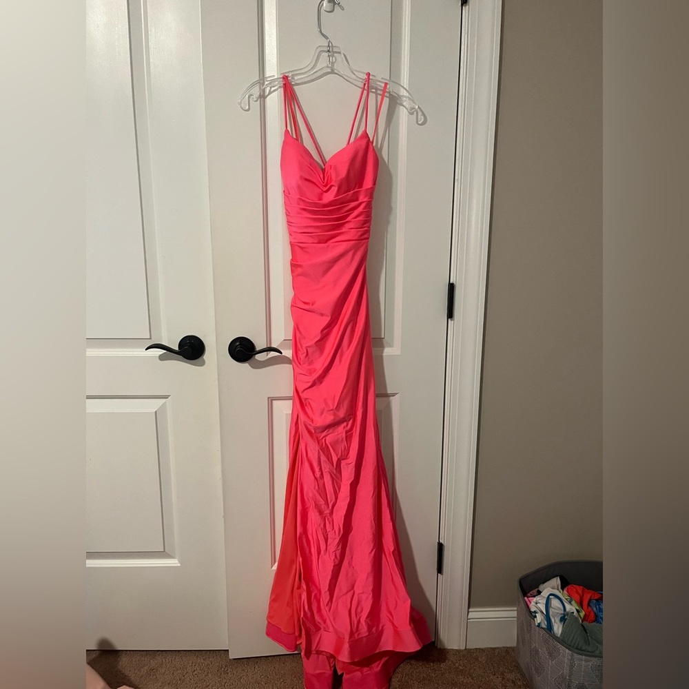Ella Grace by Poffie Girls Hot Pink Prom Dress!